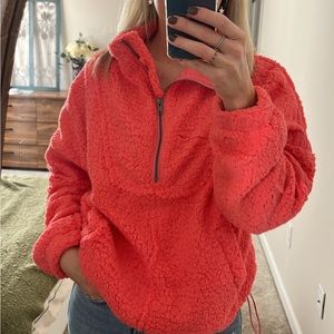 💫Long Sleeve Sherpa Zip Up Jacket